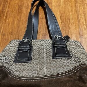 Slightly used Coach shoulder bag